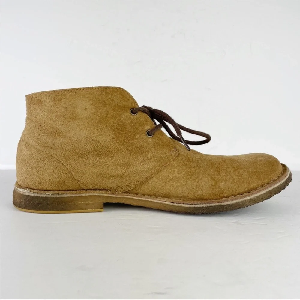 UGG Leighton Suede Leather Chestnut Tan Lace Up Ankle Chukka Boots